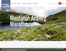 Tablet Screenshot of montafon-arlberg-marathon.com